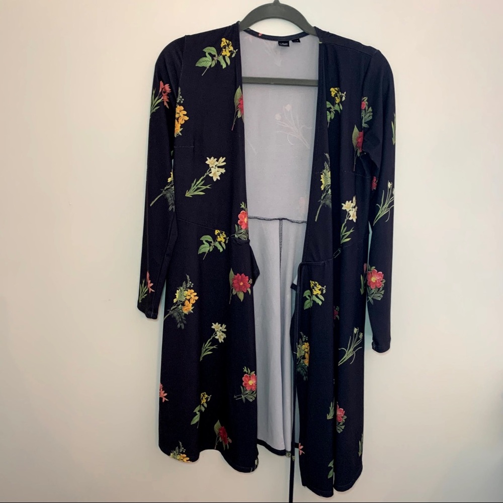 S Navy Simons Wrap Dress